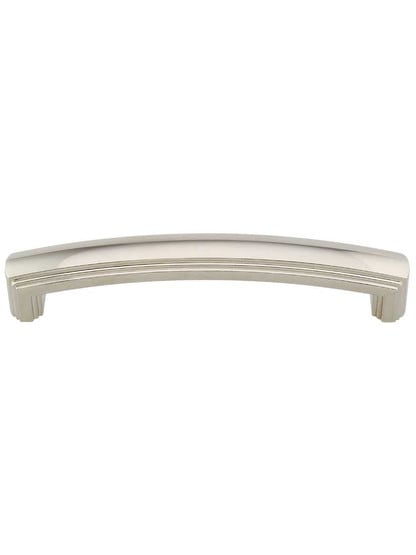 Delgado Cabinet Pull - 5 inch Center-to-Center in Polished Nickel.